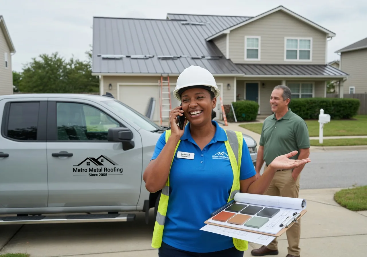Storm Damage Metal Roof Repair in Hopewell, PA